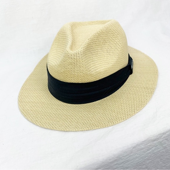 Panama Jack Accessories Original Panama Jack Mens Straw Black Band